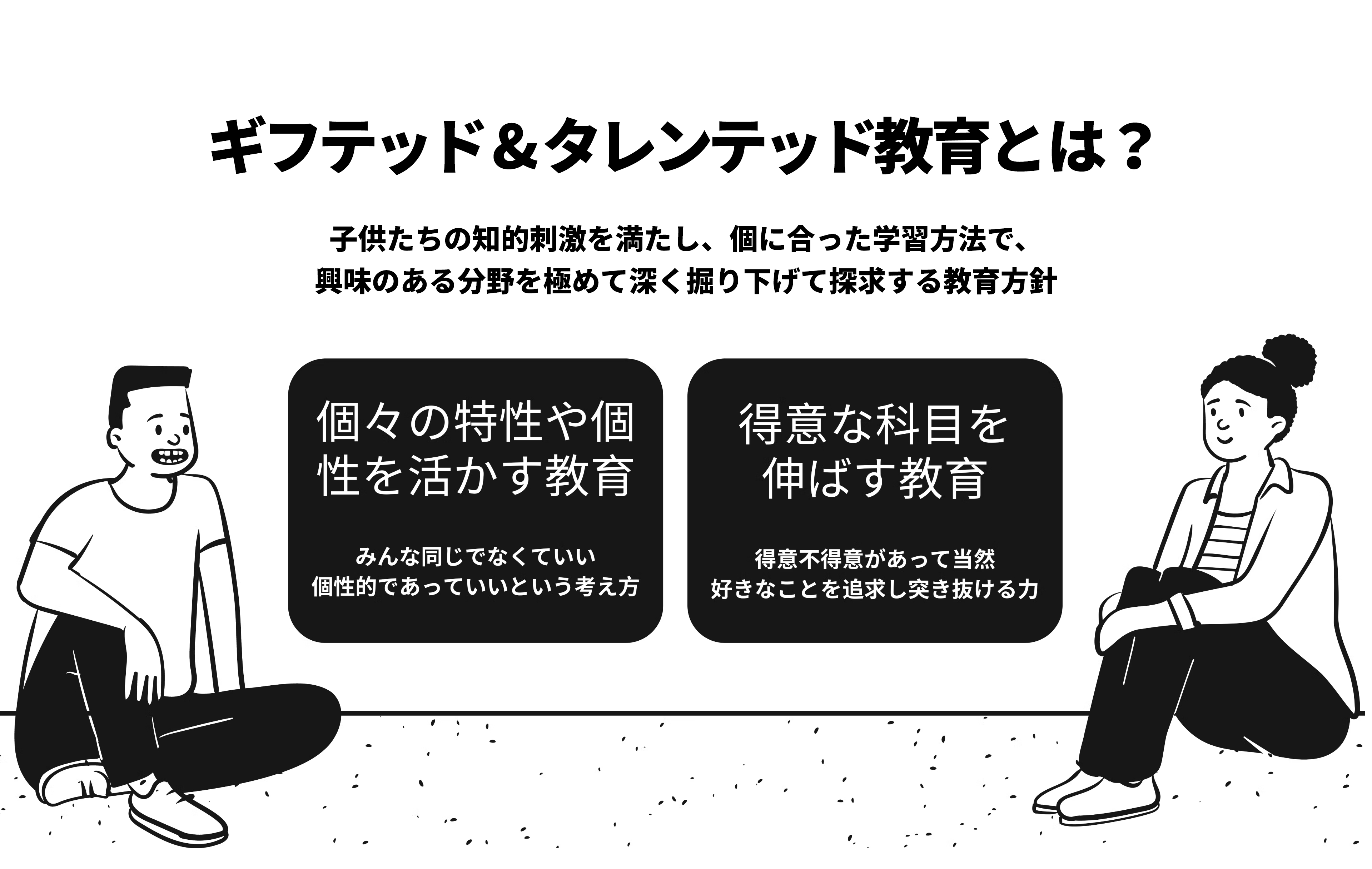 ギフテッド&タレンテッド教育とは？子供たちの知的刺激を満たし、個に合った学習方法で、興味のある分野を極めて深く掘り下げて探求する教育方針。
